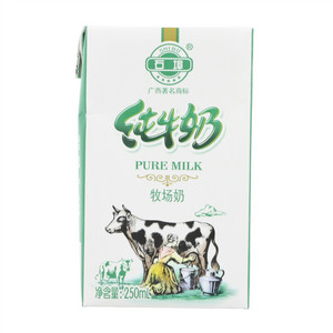 石埠纯牛奶250mL