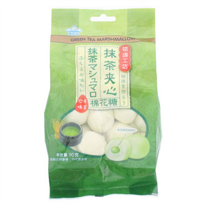 爱亿华抹茶夹心棉花糖