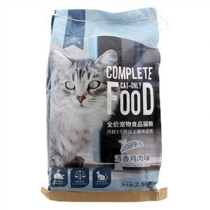 全价宠物食品猫粮清香鸡肉味