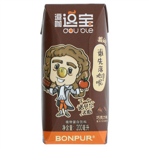 BONPUR逗咖逗宝巧克力味植物蛋白饮料