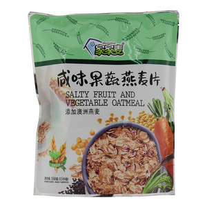 家家麦咸味果蔬燕麦片