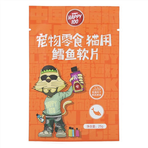 WANPY HAPPY100宠物零食猫用鳕鱼软片
