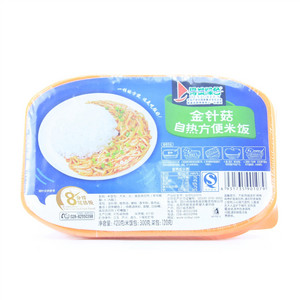 得益绿色金针菇自热方便米饭