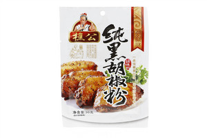 樵公纯黑胡椒粉30克