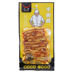 牛一嘴蒜香风味牛板筋