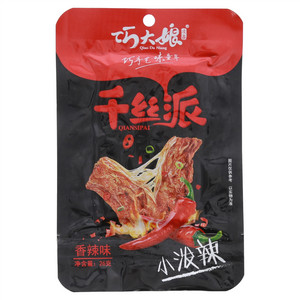 巧大娘千丝派香辣味（挤压豆粉熟食）