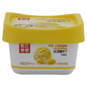 憨豆爸爸芒果味冰淇淋布丁（含乳果冻）