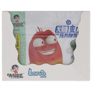 九福童星爆笑虫子无糖爽口片（压片糖果）