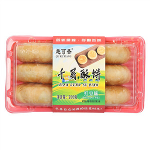 趣可香红豆味千层酥饼