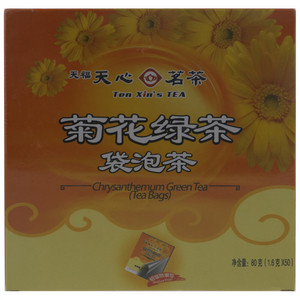 天福天心茗茶菊花绿茶袋泡茶