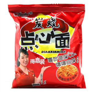 京辉炭烧点心面油炸型方便面（销魂红烧牛肉味）