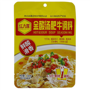 红九霞金酸汤肥牛调料