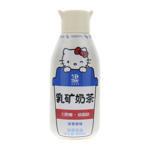 伊利伊然乳矿奶茶浓香原味0蔗糖低脂肪奶茶饮品