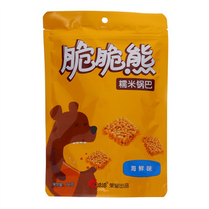 洽洽脆脆熊海鲜味糯米锅巴100g
