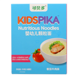KIDSPIKA可贝多番茄牛肉味婴幼儿颗粒面