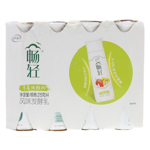 伊利畅轻草莓猕猴桃风味发酵乳