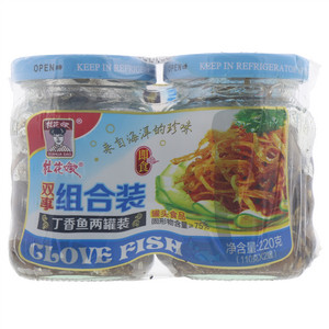 桂花嫂油爆丁香鱼罐头（双享组合装）