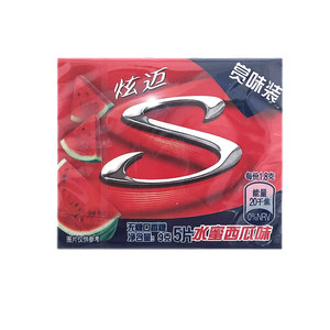 炫迈水蜜西瓜味无糖口香糖