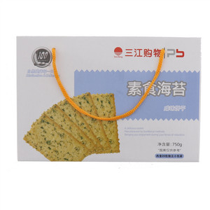三江购物素食海苔咸味饼干