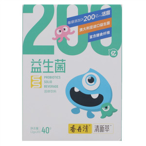 香丹清清新萃益生菌固体饮料