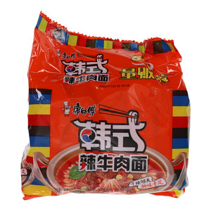 康师傅韩式辣牛肉面