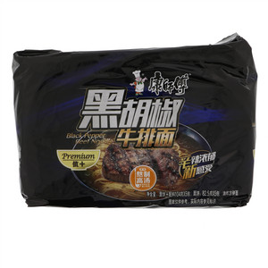 康师傅黑胡椒牛排面方便面