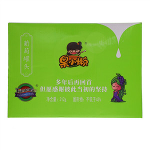 天同时代果小懒葡萄罐头