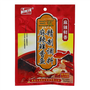 三五麻辣鲜香鱼精制调料