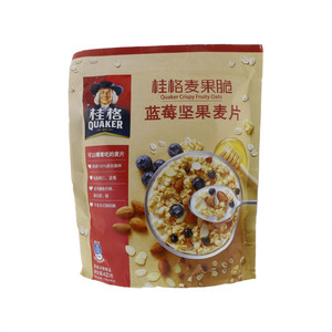 桂格麦果脆蓝莓坚果麦片420克