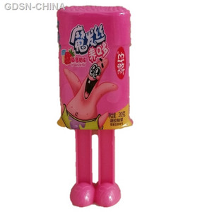 魔发丝养Q多草莓奶味凝胶糖果