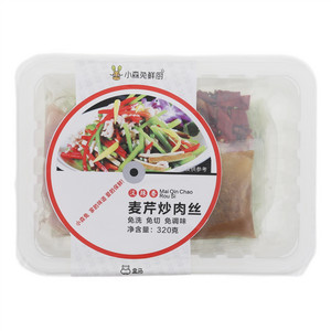 小森兔鲜厨淡辣香麦芹炒肉丝