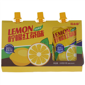 萌小白柠檬红茶味可吸果冻