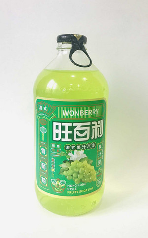 旺百利茉莉花味青葡萄汽水
