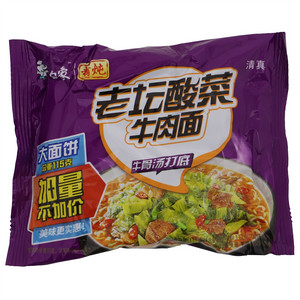 白象精炖老坛酸菜牛肉面