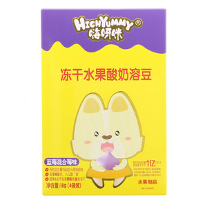 嗨呀咪冻干水果酸奶溶豆（蓝莓混合莓味）