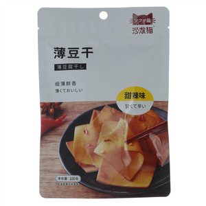 沙发猫甜辣味薄豆干