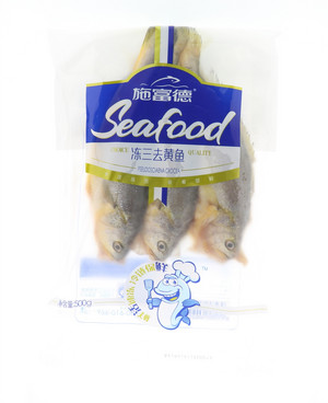 施富德冻三去黄鱼500g