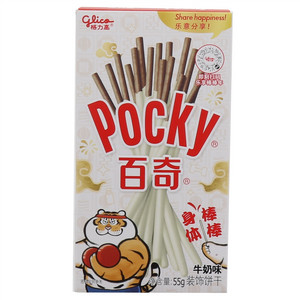 格力高百奇牛奶味装饰饼干