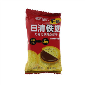 日清铁奶-巧克力味夹心饼干（油脂型）