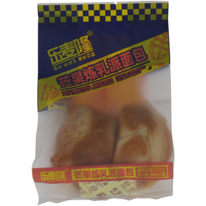 乐麦隆芒果炼乳派面包