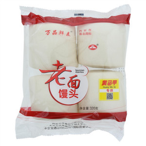 万品鲜麦老面馒头