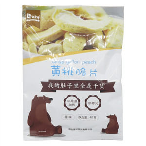 优鑫星语原味黄桃脆片