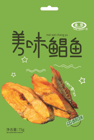 金珍香酥味美味鲳鱼片