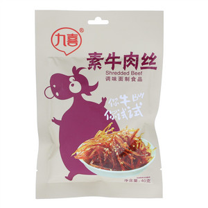九喜素牛肉丝（调味面制品）