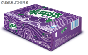 美年达葡萄味7.92升（330毫升×24）
