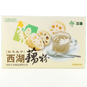 三佳桂花莲子西湖藕粉（盒）210g