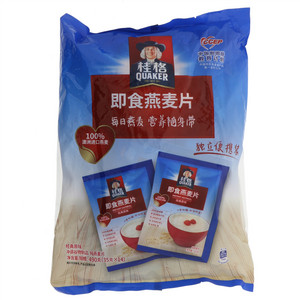桂格即食燕麦片便携装35克*14包*12袋