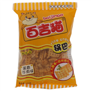 百吉猫酱香牛肉味豆香锅巴