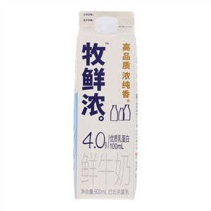 味全牧鲜浓鲜牛奶