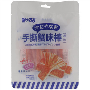 贝比吉吉原味手撕蟹味棒